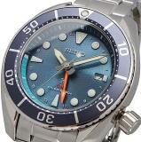 Seiko SFK001J1 Prospex Solar Divers Sea Solar GMT SUMO Diver's 200m Men's Watch, Blue, Bracelet Type