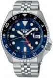Seiko SSK003K1 Sports Mechanical SSK003K1 (Japan Model Number: SBSC003) GMT Movement Navy Blue Automatic Hand Winding SKX Sports Style [Parallel Import], blue, Bracelet Type