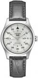SEIKO SRPJ87 Men's Analog Mechanical Watch - Beige Dial Grey Leather Band - 100 Meters Water Resistant Depth Mechanical Watch