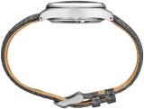 SEIKO SRPJ87 Men's Analog Mechanical Watch - Beige Dial Grey Leather Band - 100 Meters Water Resistant Depth Mechanical Watch