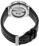 SEIKO Men's Grey Dial Black Leather Band Presage Automatic GMT Analog Watch