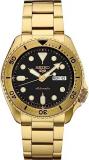 SEIKO SRPK18,Men Sport,GMT,Mechanical,Automatic,Stainless,Gold Tone,Black Dial,1...
