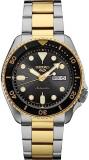 SEIKO SRPK22,Men Sport,GMT,Mechanical,Automatic,Stainless,Two Tone,Charcoal Dial...