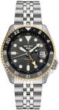 SEIKO SSK021J1,Men Sports,GMT,Mechanical,Automatic,Stainless,Silver Tone,WR,SSK0...
