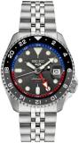 SEIKO SSK019J1,Men Sports,GMT,Mechanical,Automatic,Stainless,Silver Tone,WR,SSK0...