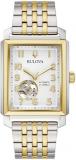 Bulova Sutton Automatic Silver Dial Two-Tone Men's Watch 98A308