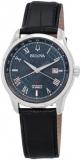 Bulova Wilton GMT Automatic Blue Dial Men's Watch 96B385