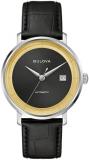 BULOVA Analog 96B406, Black/White, Strip