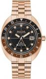 Bulova Oceanographer GMT Automatic Black Dial Men's Watch 97B215