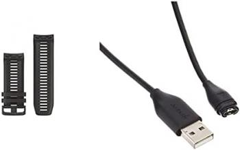 Garmin Instinct Replacement Band Graphite & Charger for Multiple Devices, 010-12491-01