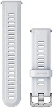 Garmin Replacement Band for Forerunner 955, Whitestone and Silver