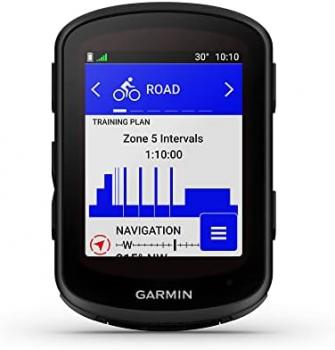 Garmin Edge 840 Solar, Solar-Charging GPS Cycling Computer with Touchscreen and Buttons, Targeted Adaptive Coaching, Advanced Navigation and More