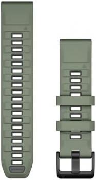 Garmin QuickFit, 22mm Willow/Graphite Silicone Band