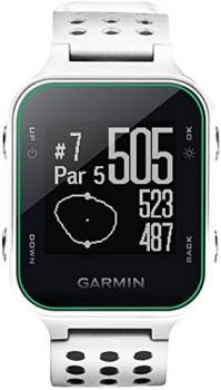 Garmin Approach S20, GPS Golf Watch with Step Tracking, Preloaded Courses, White