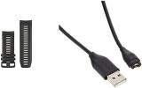 Garmin Instinct Replacement Band Graphite & Charger for Multiple Devices, 010-12491-01
