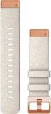 Garmin QuickFit 20 Cream Heathered Nylon Band, ROS