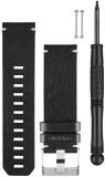Garmin Garmin Black Leather Watch Band