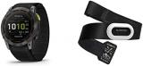 Garmin Enduro 2 – Ultraperformance Watch, Long-Lasting GPS Battery Life, Solar Charging, Preloaded Maps & HRM-Pro Plus, Premium Chest Strap Heart Rate Monitor, Captures Running Dynamics