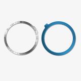 Stainless Steel Bezel Ring Compatiable with Garmin Fenix 7 Watch, Bezel Ring Adhesive Cover Anti Scratch & Collision Protector for Garmin Watch Accessory (Silver - Not for 7S/7X))
