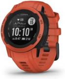 Garmin Instinct 2S, Smaller-Sized GPS Outdoor Watch, Multi-GNSS Support, Tracback Routing, Poppy (Renewed)
