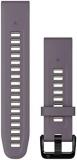 Garmin QuickFit 20 mm Watch Band - Deep Orchid/Light Sand Silicone Band