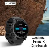Garmin Fenix E 47mm GPS Smartwatch with 1.3-Inch AMOLED Display (Slate Gray Steel and Black) Bundle with Waterproof Hard Case (Black) and Focus Camera Charger Stand (3 Items)