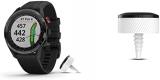 Garmin Approach S62 Bundle, Premium Golf GPS Watch with 3 CT10 Club Tracking Sensors, Black & Approach CT10 Starter Kit, Automatic Club Tracking System, 3 Sensors