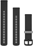 Garmin Quick Release Band - Black Silicone, 20 mm