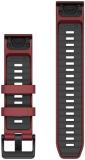 Garmin QuickFit, 22mm Marsala/Graphite Silicone Band