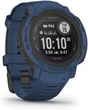Garmin Instinct 2 Solar, Rugged GPS Smartwatch, Built-in Sports Apps and Health Monitoring, Solar Charging and Ultratough Design Features, Tidal Blue
