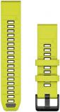 Garmin QuickFit, 22mm AmpYellow/Graphite Silicone Band