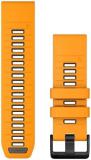 Garmin QuickFit, 26mm SparkOrange/Graphite Silicone Band