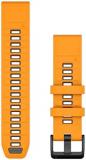 Garmin QuickFit, 22mm SparkOrange/GraphiteSilicone Band