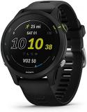 Garmin Forerunner 255 Music, GPS Running Smartwatch with Music, Advanced Insights, Long-Lasting Battery, Black (Renewed), 46 MM