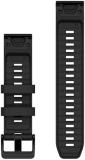 Garmin QuickFit, 22mm Black Silicone Band
