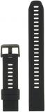 Garmin Quickfit Watch Band, Black Silicone (Large), 20mm