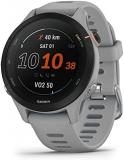 Garmin Forerunner® 255S, Smaller GPS Running Smartwatch, Advanced Insights, Long-Lasting Battery, Powder Gray (Renewed)