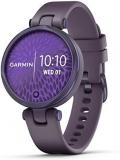 Garmin Lily, Small GPS Smartwatch with Touchscreen and Patterned Lens, Dark Purple (Renewed)
