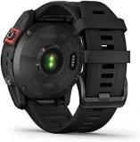 Garmin Fenix 7X Solar Multisport GPS Watch, Slate Grey with Black Band (Renewed)