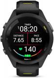 Garmin 010-02810-03 Forerunner 265S GPS Smartwatch Black/Amp Yellow Bundle with 2 YR CPS Enhanced Protection Pack