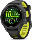 Garmin 010-02810-03 Forerunner 265S GPS Smartwatch Black/Amp Yellow Bundle with 2 YR CPS Enhanced Protection Pack