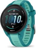 Garmin 010-02863-32 Forerunner 165 Music Smart Sport Watch, Turquoise + Aqua | Official USA Partner Model | Bundle with Deco Essentials 2-Pack Screen Protector + Fitness & Wellness Suite