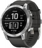 Garmin fēnix 7 Multisport GPS Watch, Silver with Graphite Band, 1 pieces