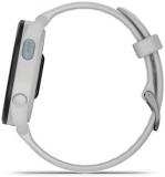 Garmin Forerunner 165 GPS Running Smartwatch, Fitness Tracker Smart Watch for Women and Men Bundle with Accessories - Mist Gray/Whitestone