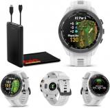 Garmin Approach S70 42mm Fitness Tracker Watch, GPS Golf Smartwatch for Men, 1.2" Touchscreen AMOLED Display and 42000 Preloaded Courses -White- Garmin Watches for Men