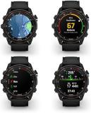 Garmin Descent Mk3i, Dive Computer Smartwatch 51MM, Carbon Gray DLC Titanium with Black Silicone Band, Air Integration and Multisport GPS Training Fitness Watch Bundle with Accessories