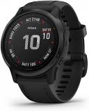 Garmin fenix 6S Pro, Premium Multisport GPS Watch, Smaller-Sized, Features Mapping, Music, Grade-Adjusted Pace Guidance and Pulse Ox Sensors, Black