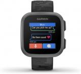 Garmin Bounce Kids Smartwatch Two-Way Text & Voice Messaging, Black Camo 010-02448-00 | Official USA Partner Model | Bundle with 2 YR CPS Enhanced Protection Pack & Converter Adapter Type C Adapter
