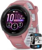 Garmin 010-02810-05 Forerunner 265S GPS Smartwatch Light Pink/Whitestone | Official USA Partner Model | Bundle with 2 YR CPS Enhanced Protection Pack
