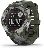 Garmin Instinct Solar, Rugged Outdoor Smartwatch with Solar Charging Capabilities, Built-in Sports Apps and Health Monitoring, Lichen Camo